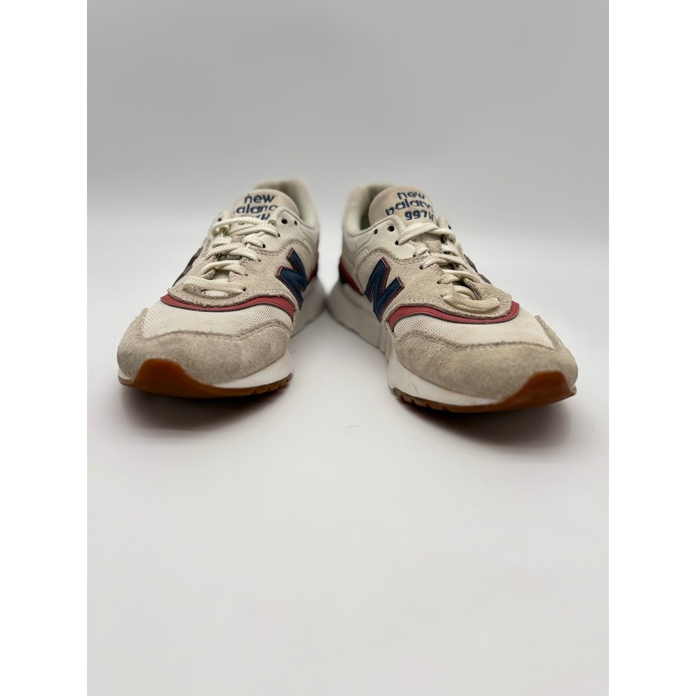 New Balance 997H Cream Navy Red Suede Mesh Sneakers CW997HHR Womens 8.5 Mens 7 - Picture 4 of 8